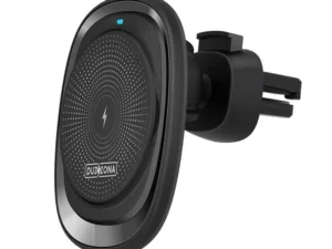 DUZZONA car holder with wireless charging for air vent compatible with MagSafe 15W V1 black