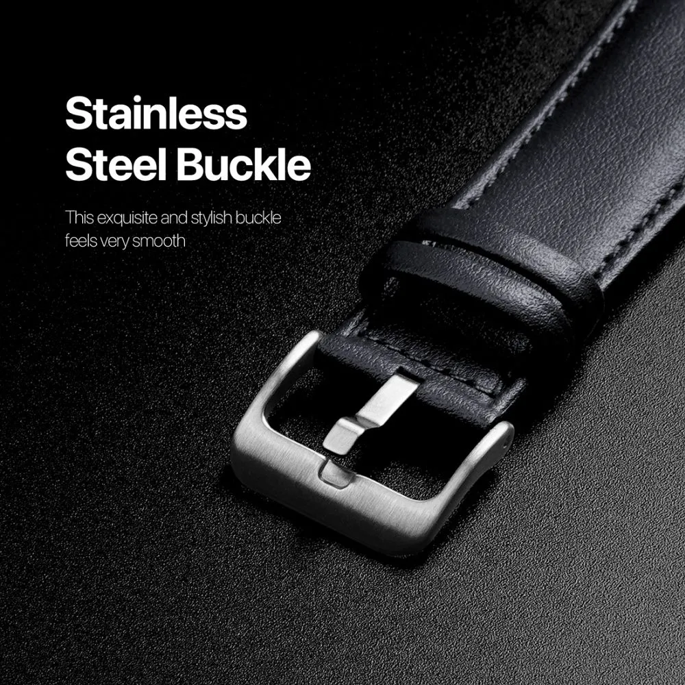 DUX DUCIS strap YS genuine leather for Apple Watch 42 / 44 / 45 / 49 mm blue - Image 5