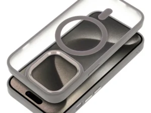 MATTE MAG COVER case compatible with MagSafe for IPHONE 15 Pro titanium