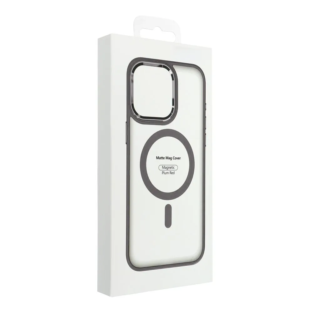 MATTE MAG COVER case compatible with MagSafe for IPHONE 15 Pro titanium - Image 6