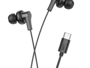 HOCO wire earphones Type C with microphone M114 black