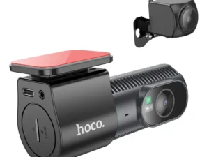 HOCO driving recorder with display + rear camera 2K DV8 black
