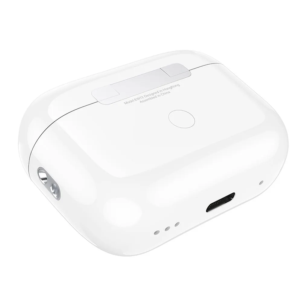HOCO wireless earphones bluetooth with touch screen TWS ANC EW72 white - Image 4