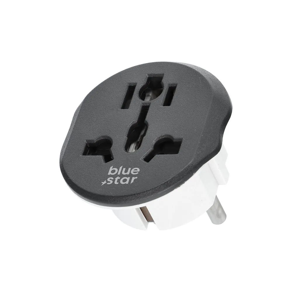 BLUE STAR travel adapter GO TO Europe (Type E) 16A white - Image 6