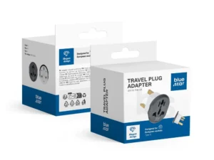BLUE STAR utazási adapter GO TO UK (G típus) 13, fehér
