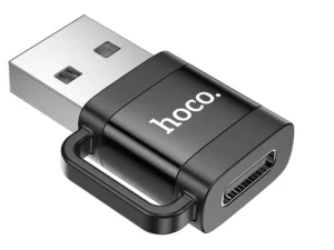 HOCO adapter OTG USB A (male) to Type C (female) 3A UA31D black