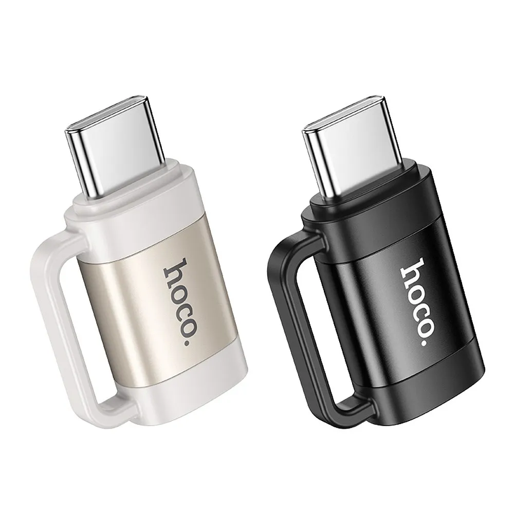 HOCO adapter OTG Type C (male) to Lightning (female) 3A UA31E gray - Image 3
