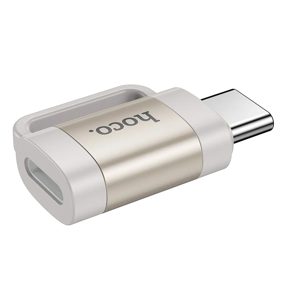 HOCO adapter OTG Type C (male) to Lightning (female) 3A UA31E gray - Image 2
