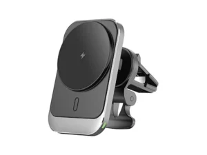 WiWU - Universal Magnetic Air Vent Car Phone Mount-Holder CH314 with Wireless Charging 15W
