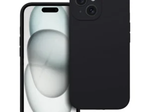 Case SILICONE 2mm for IPHONE 15 black