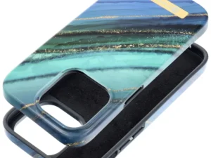 FORCELL F-PROTECT Mirage case compatible with MagSafe for IPHONE 14 PRO jade marble
