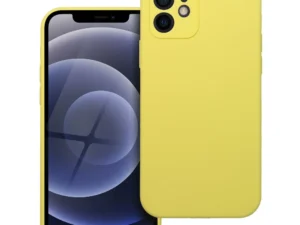 Case SILICONE 2mm for IPHONE 12 lemon