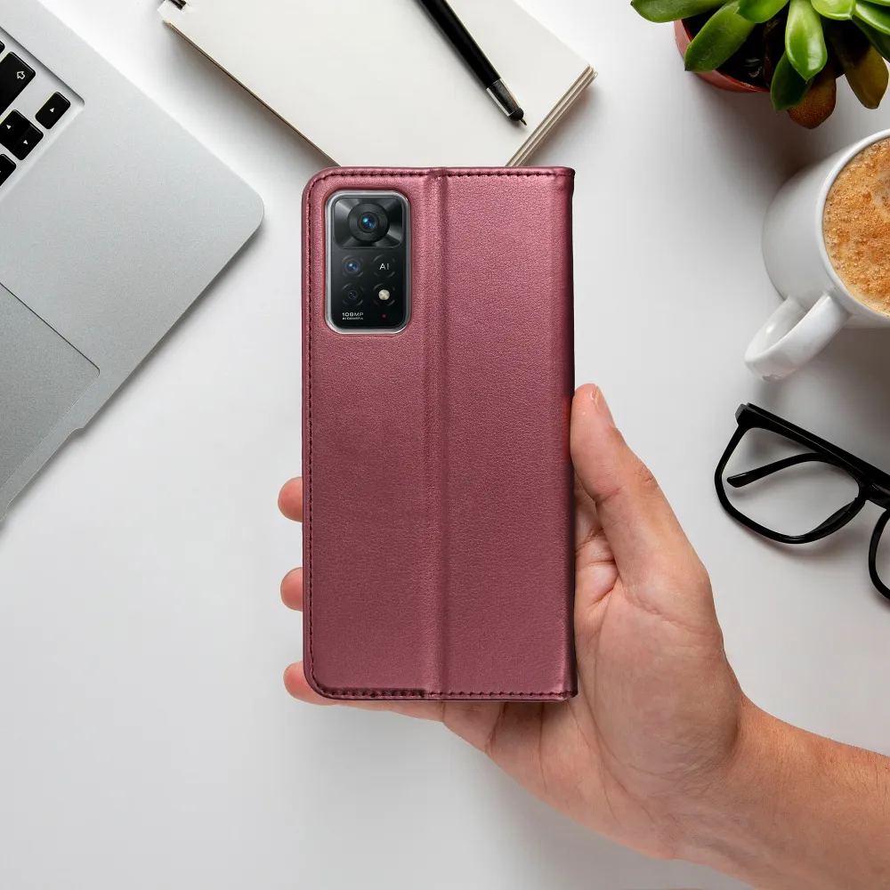 SMART MAGNETO Book case for HUAWEI Nova 12s burgundy - Image 8