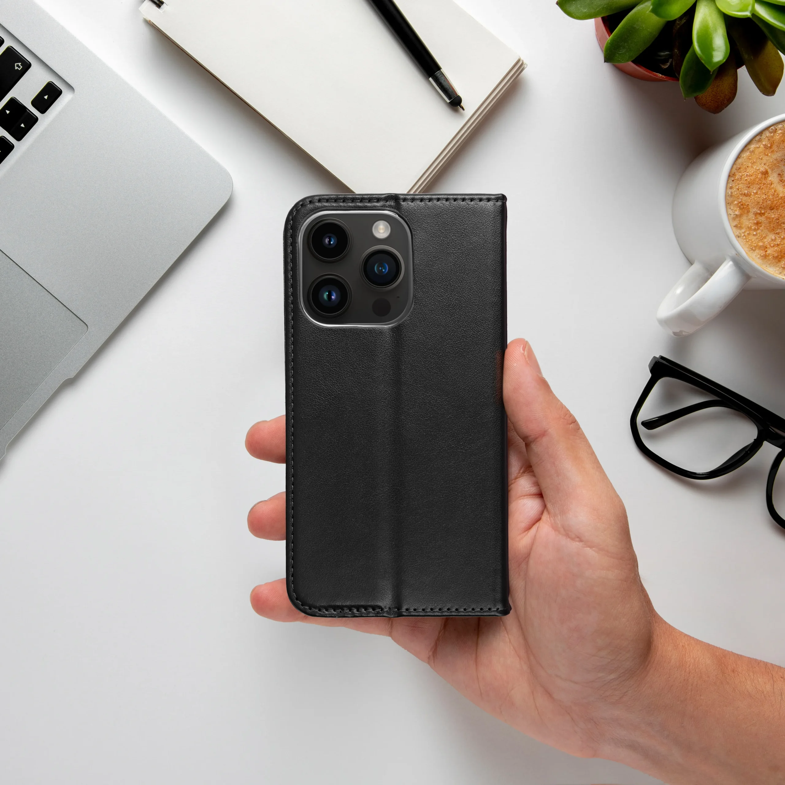 SMART MAGNETO könyvtartó a HUAWEI Nova 12i-hez, fekete - Image 6
