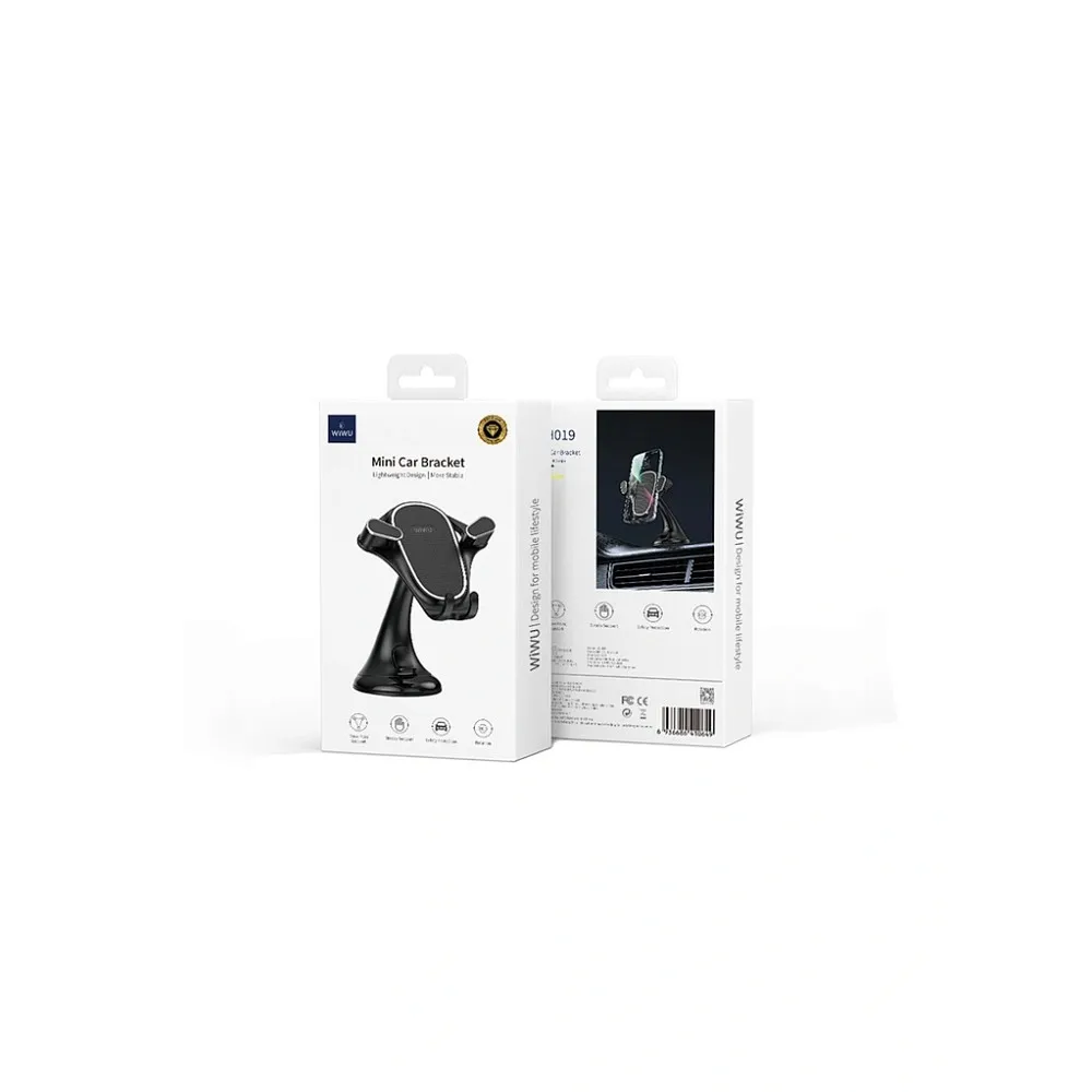 WiWU - Universal Gravity Car Holder CH019 with Suction Cup - Image 6