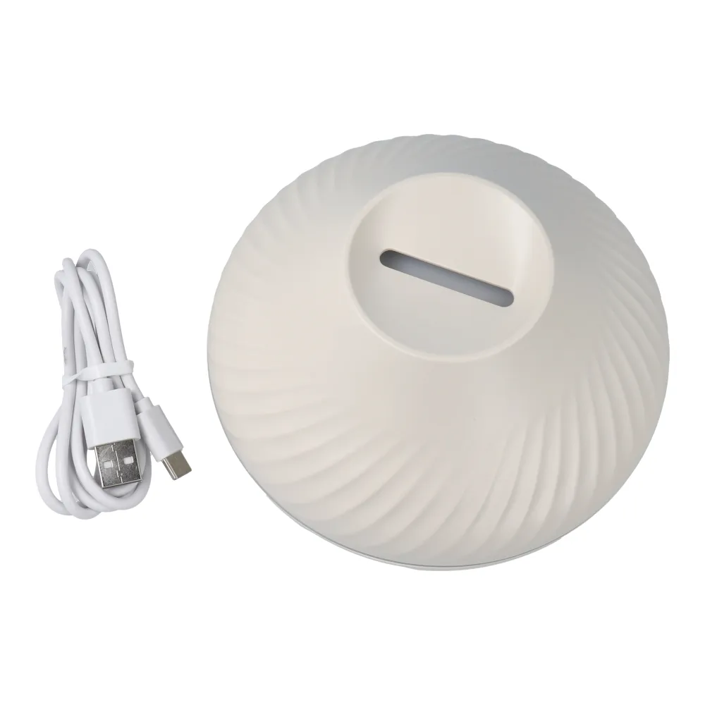 Colorful flame aromatherapy machine / humidifier / diffuser Art Deco model YMX 130 white - Image 3