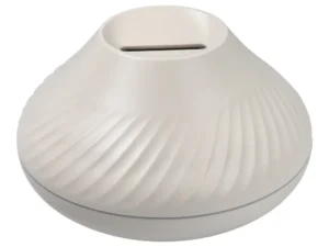Colorful flame aromatherapy machine / humidifier / diffuser Art Deco model YMX 130 white