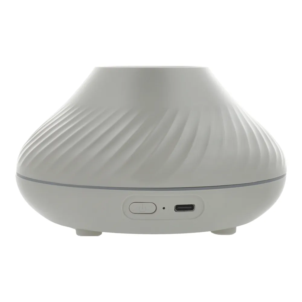 Colorful flame aromatherapy machine / humidifier / diffuser Art Deco model YMX 130 white - Image 2