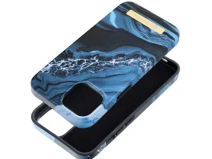 FORCELL F-PROTECT Mirage case compatible with MagSafe for IPHONE 14 ocean marble