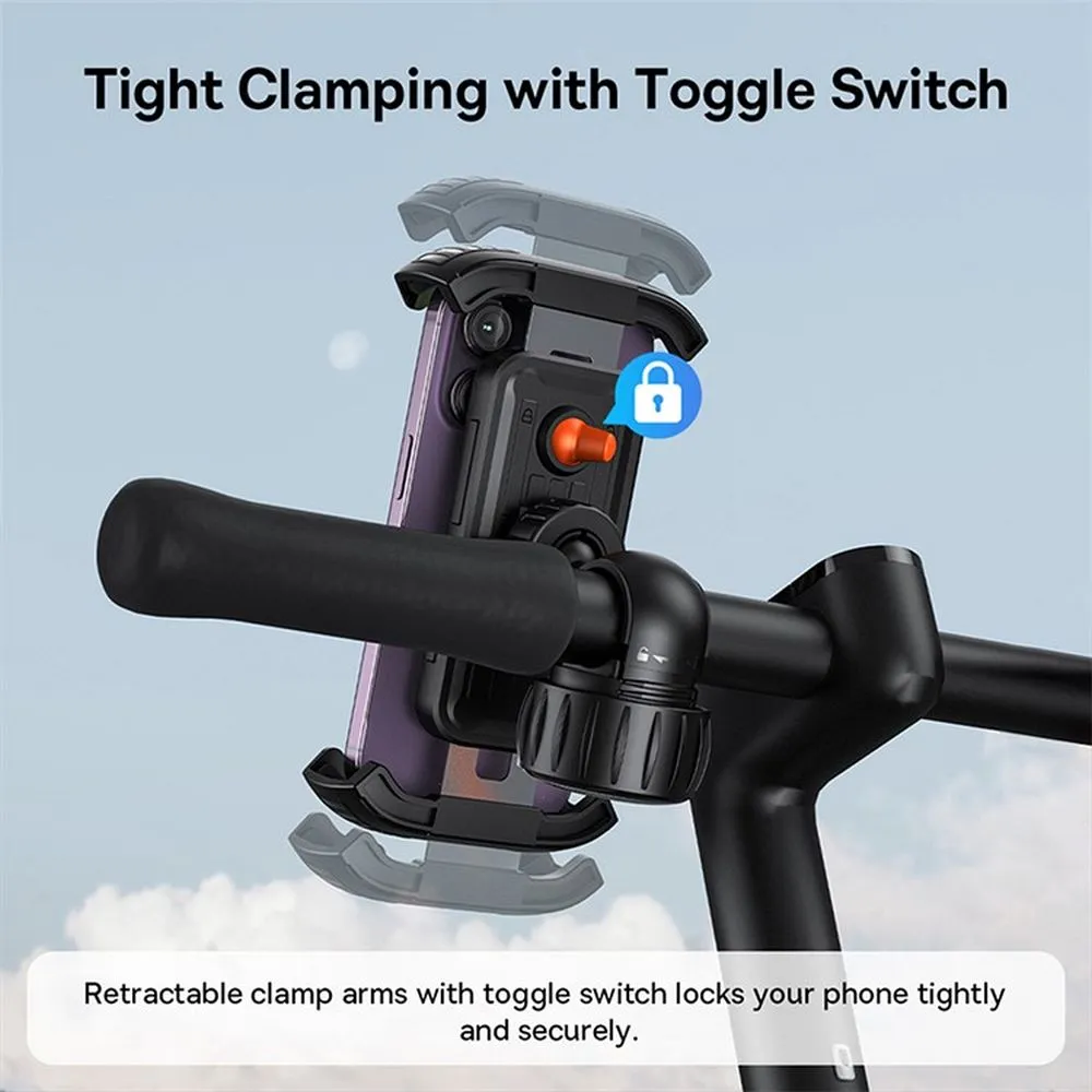 BASEUS bicycle / motorcycle holder for handlebar QuickGo C40561500113-00/BS-CM024 black - Image 9