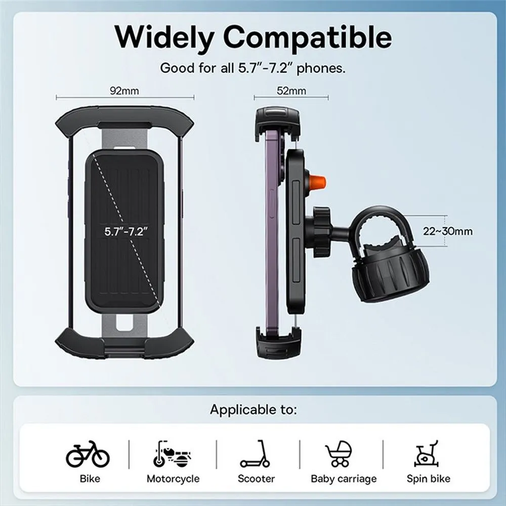 BASEUS bicycle / motorcycle holder for handlebar QuickGo C40561500113-00/BS-CM024 black - Image 7