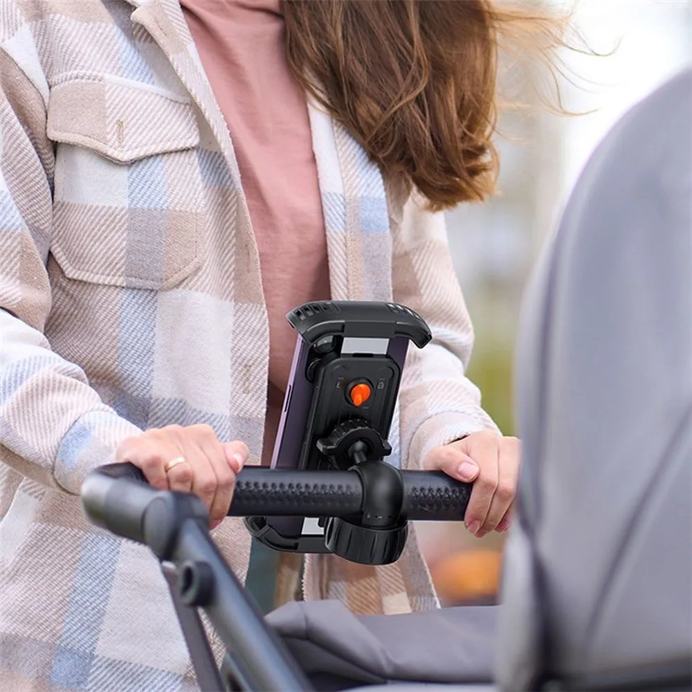 BASEUS bicycle / motorcycle holder for handlebar QuickGo C40561500113-00/BS-CM024 black - Image 5
