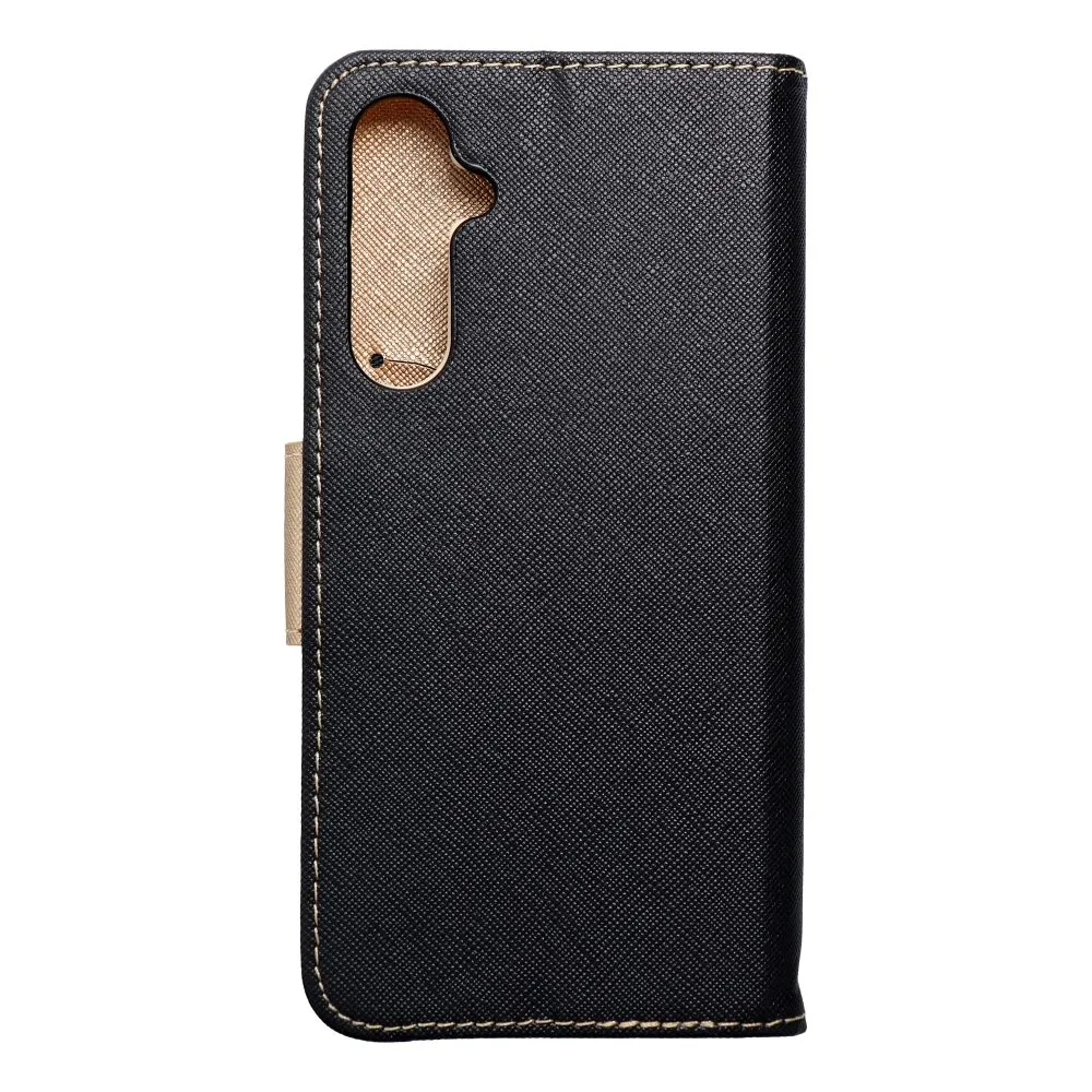 FANCY Book case for SAMSUNG S23 FE black / gold - Image 2