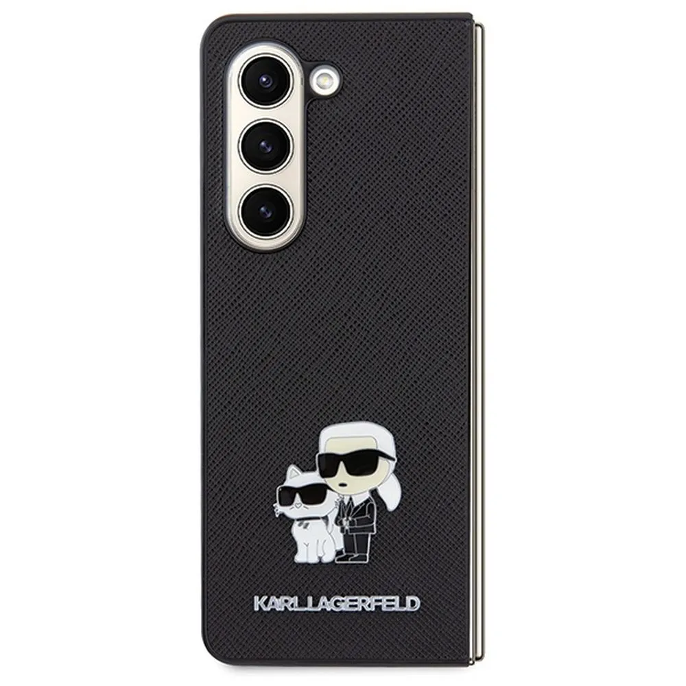KARL LAGERFELD case for SAMSUNG Z Fold 5 KLHCZFD5SAKCNPK (Saffiano K&C PIN) black - Image 8