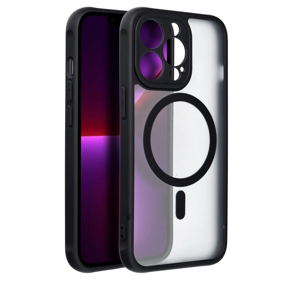 FULL MATTE MAG COVER case compatible with MagSafe for IPHONE 13 Pro black - Image 3
