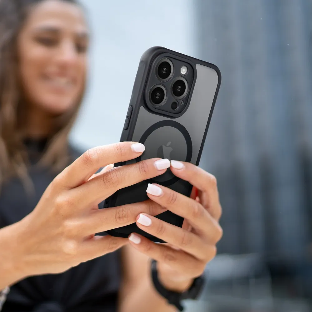FULL MATTE MAG COVER case compatible with MagSafe for IPHONE 13 Pro black - Image 5