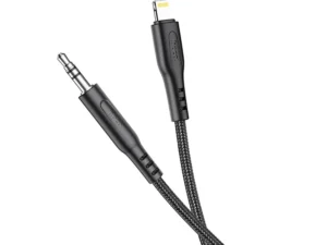 HOCO cable AUX Jack 3,5 mm to Lightninng UPA198 1 m black