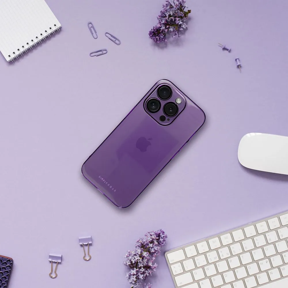 Roar Pure Simple Fit Case - for iPhone 15 Pro purple - Image 2