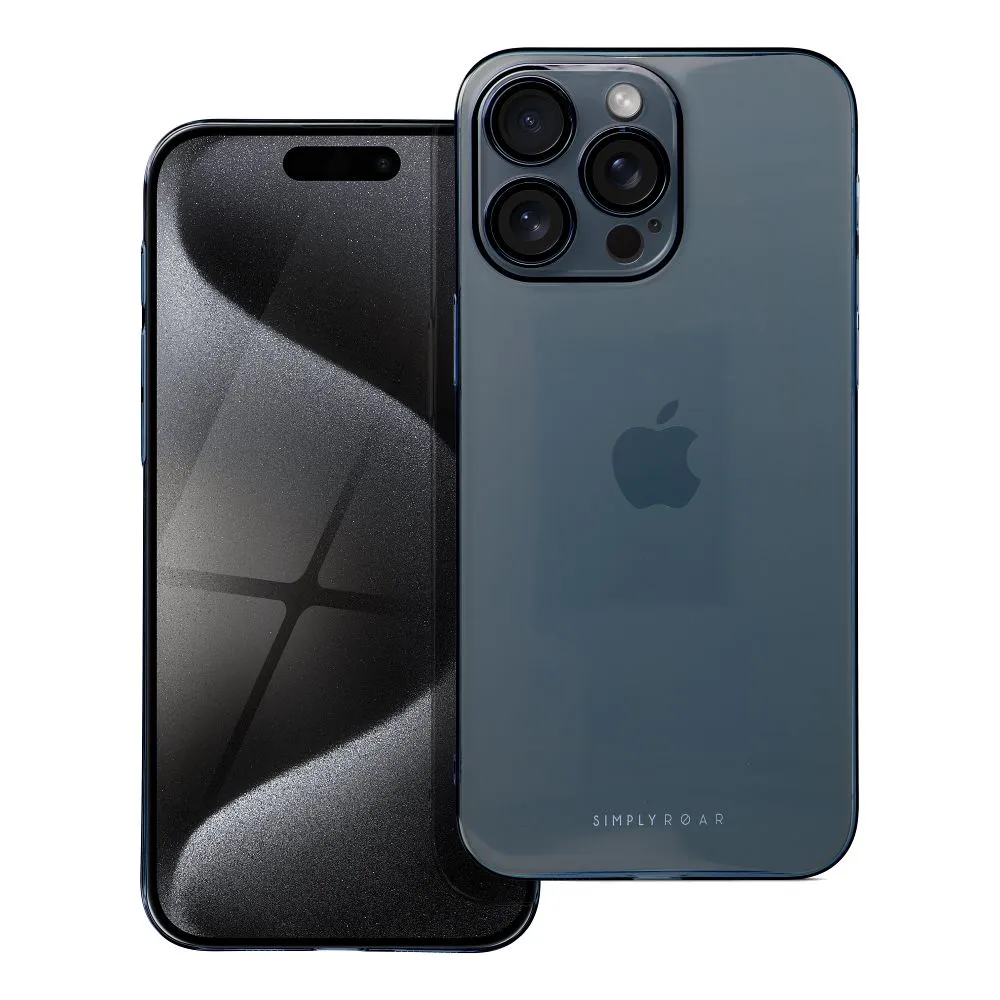 Roar Pure Simple Fit Case - for iPhone 15 Pro Max navy