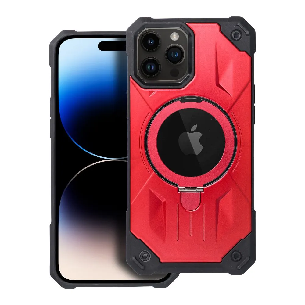 ARMOR MAG COVER case compatible with MagSafe for IPHONE 14 Pro red - Image 2