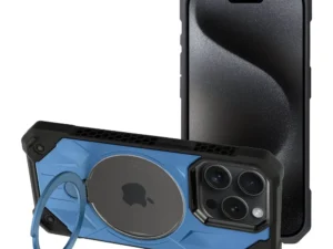 ARMOR MAG COVER case compatible with MagSafe for IPHONE 15 Pro blue