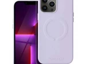 Roar Leather Mag Case - for iPhone 13 Pro Max purple