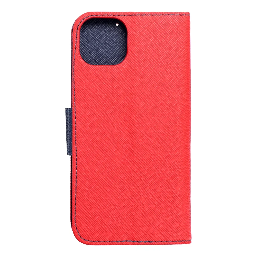 FANCY Book case for IPHONE 15 Plus red / navy - Image 2
