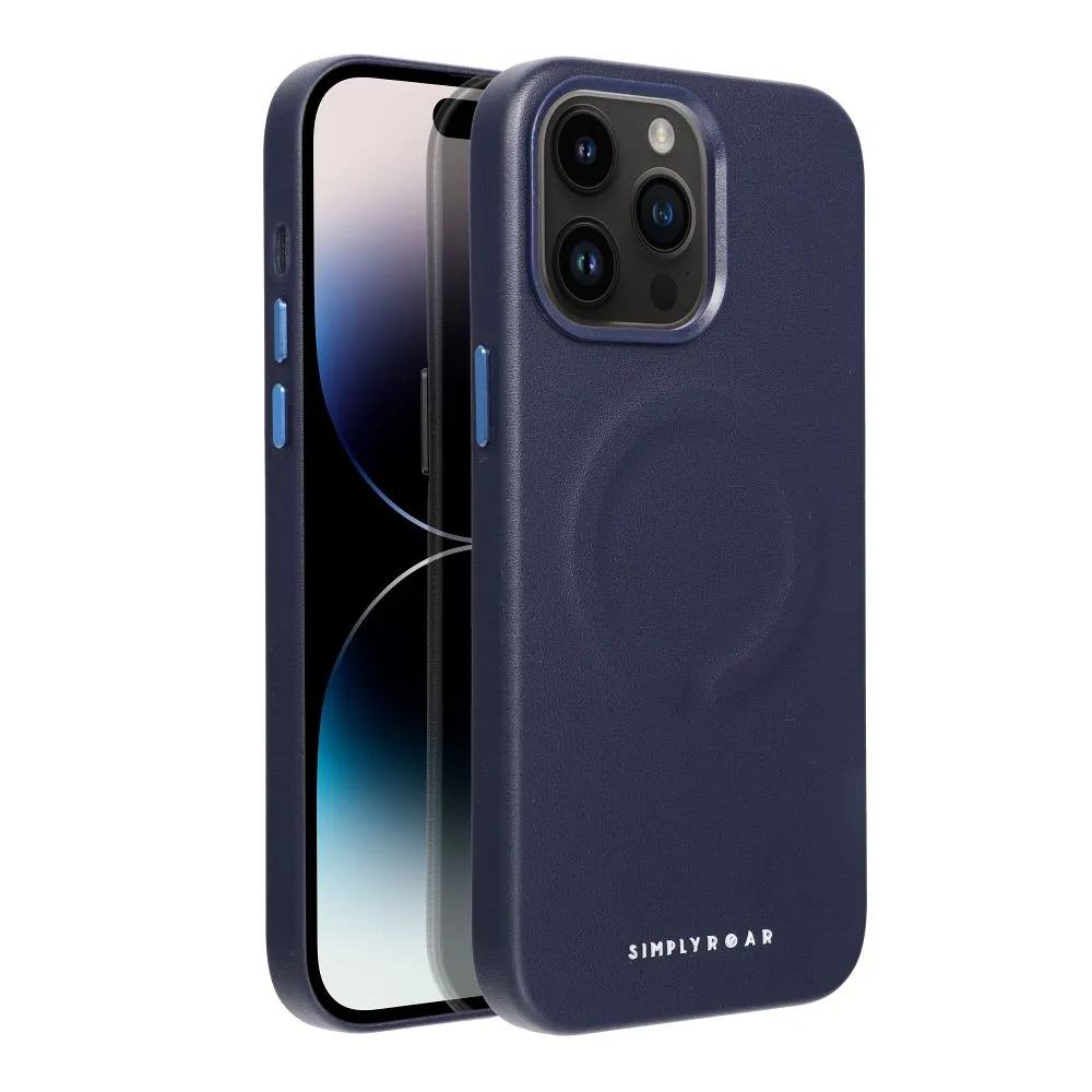 Roar Leather Mag Case - for iPhone 14 Pro Max navy - Image 2