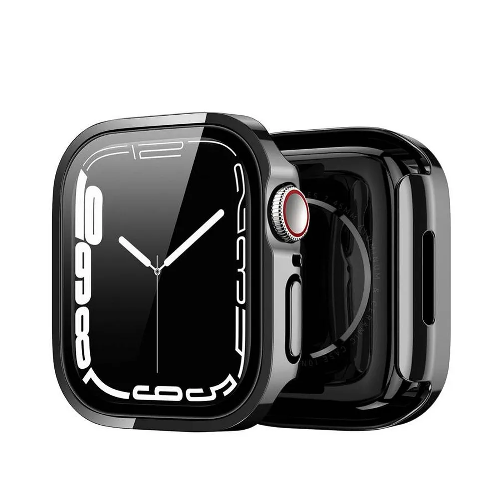 DUX DUCIS case HAMO with protective glass for Apple Watch 7 / 8 / 9 41 mm black - Image 3
