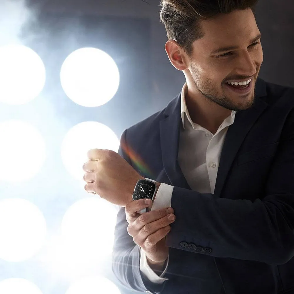 DUX DUCIS case HAMO with protective glass for Apple Watch 7 / 8 / 9 41 mm black - Image 7