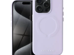 Roar Leather Mag Case - for iPhone 15 Pro  purple