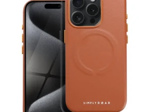 Roar Leather Mag Case - for iPhone 15 Pro  Brown