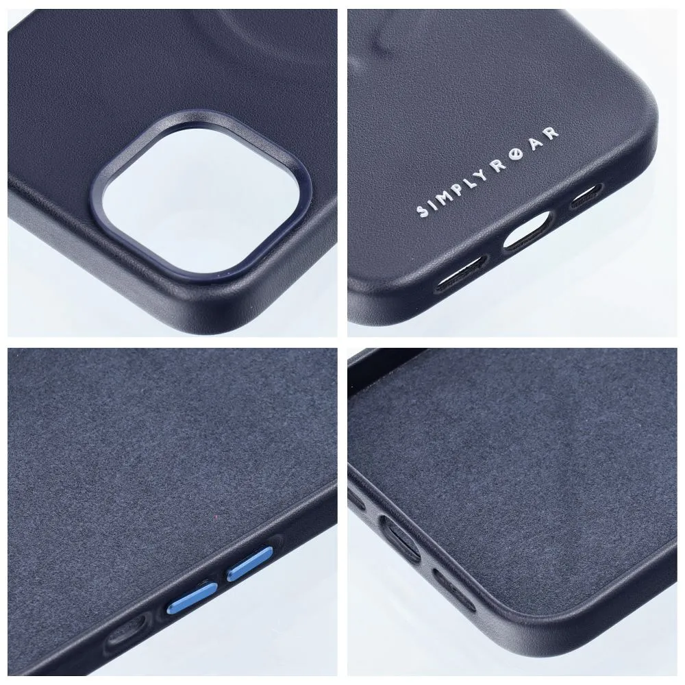 Roar Leather Mag Case - for iPhone 15 Plus navy - Image 4