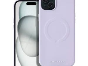 Roar Leather Mag Case - for iPhone 15 Plus purple