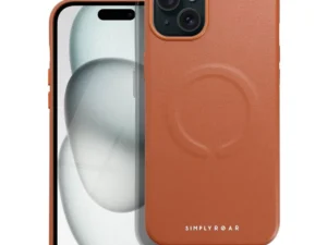 Roar Leather Mag Case - for iPhone 15 Plus Brown