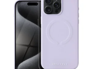 Roar Leather Mag Case - for iPhone 15 Pro Max purple