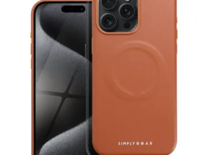 Roar Leather Mag Case - for iPhone 15 Pro Max Brown