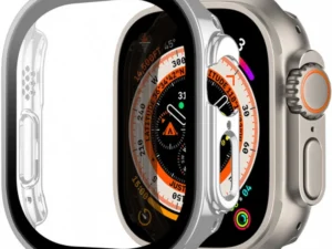 DUX DUCIS case HAMO with protective glass for Apple Watch Ultra / Ultra 2 49 mm silver