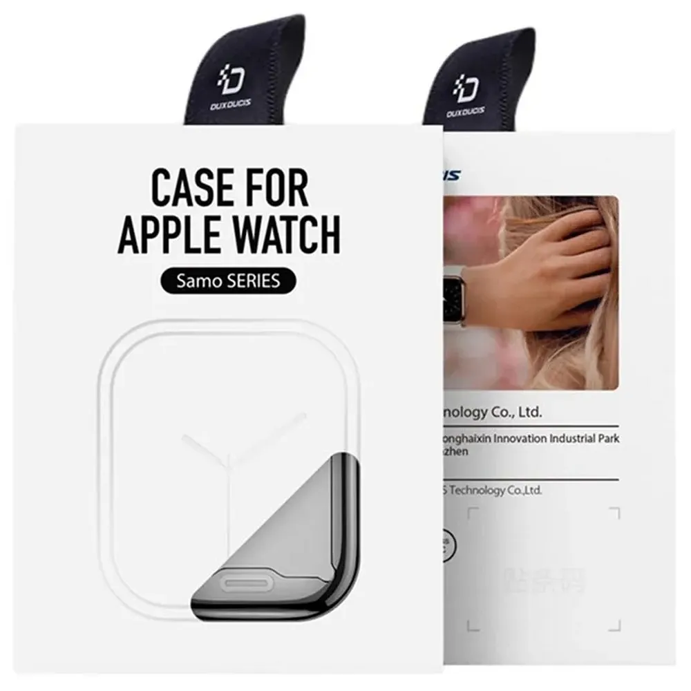 DUX DUCIS case SAMO protective with glass for Apple Watch 7 / 8 / 9 41 mm black - Image 6