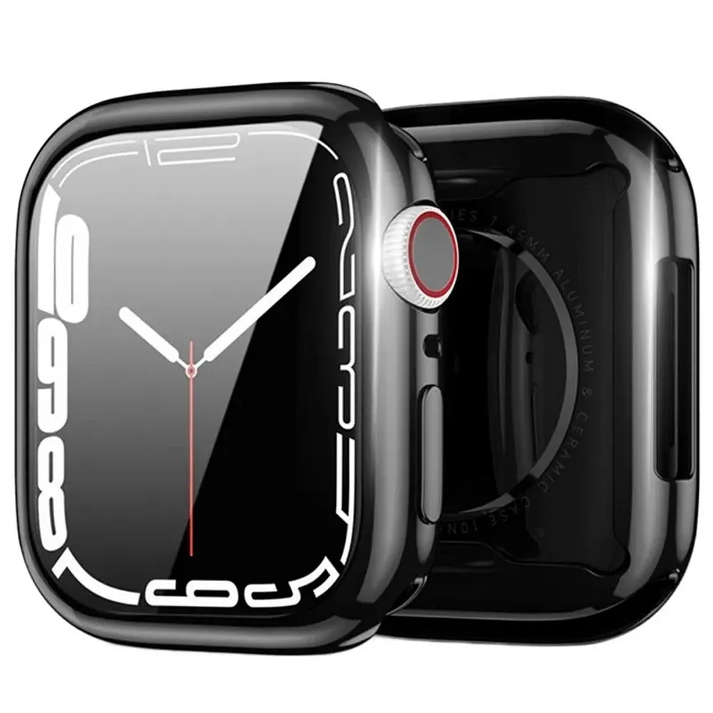 DUX DUCIS case SAMO protective with glass for Apple Watch 7 / 8 / 9 41 mm black - Image 2